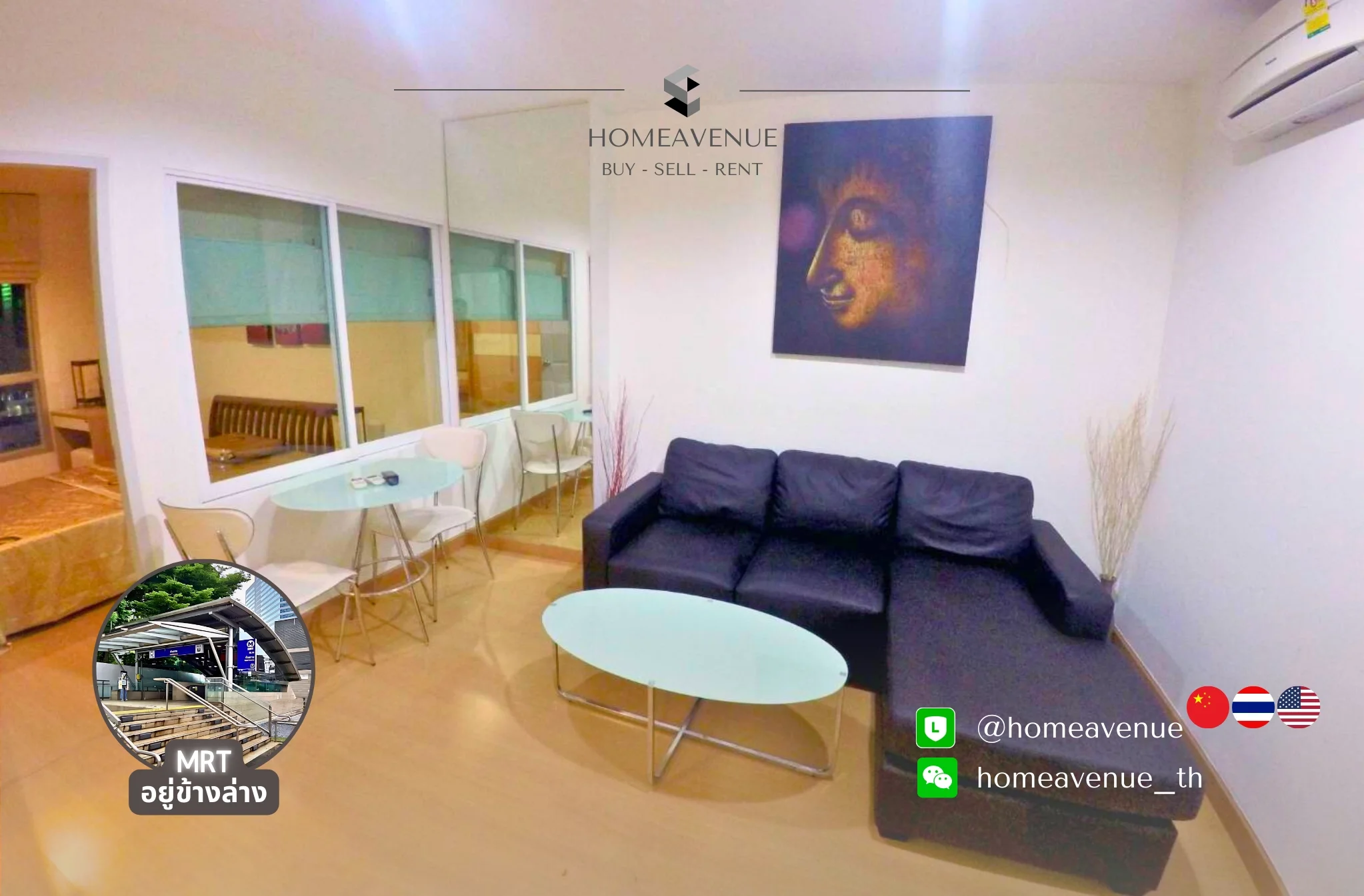1 Bedroom condo in Life @ Ratchada-Huai Khwang