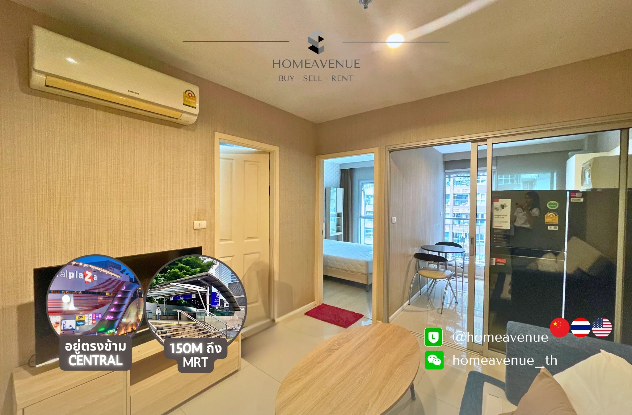 1 Bedroom condo in Aspire Rama 9