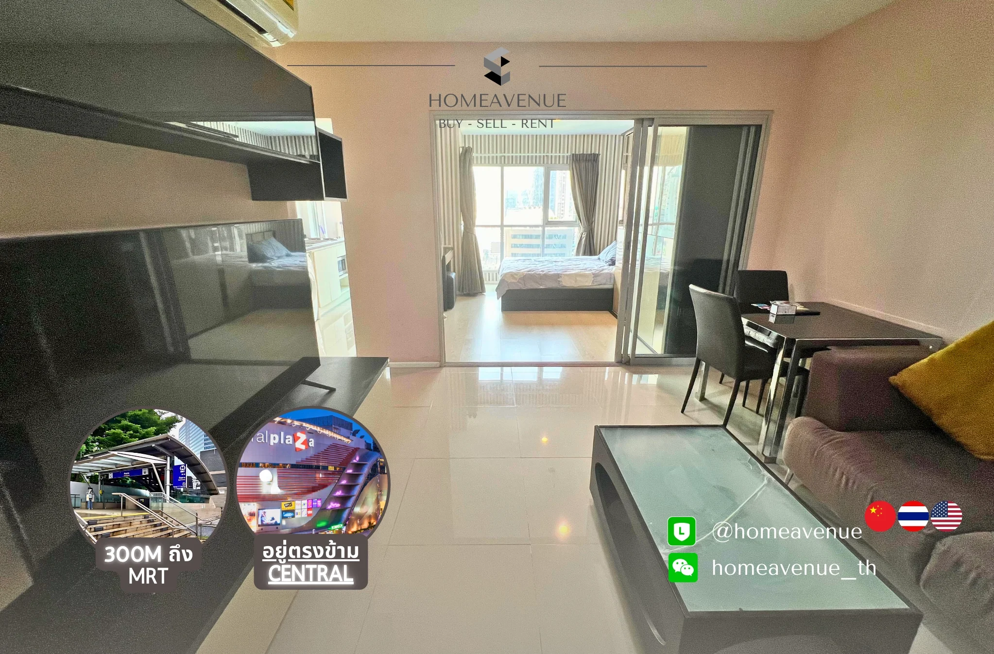 1 Bedroom condo in Aspire Rama 9