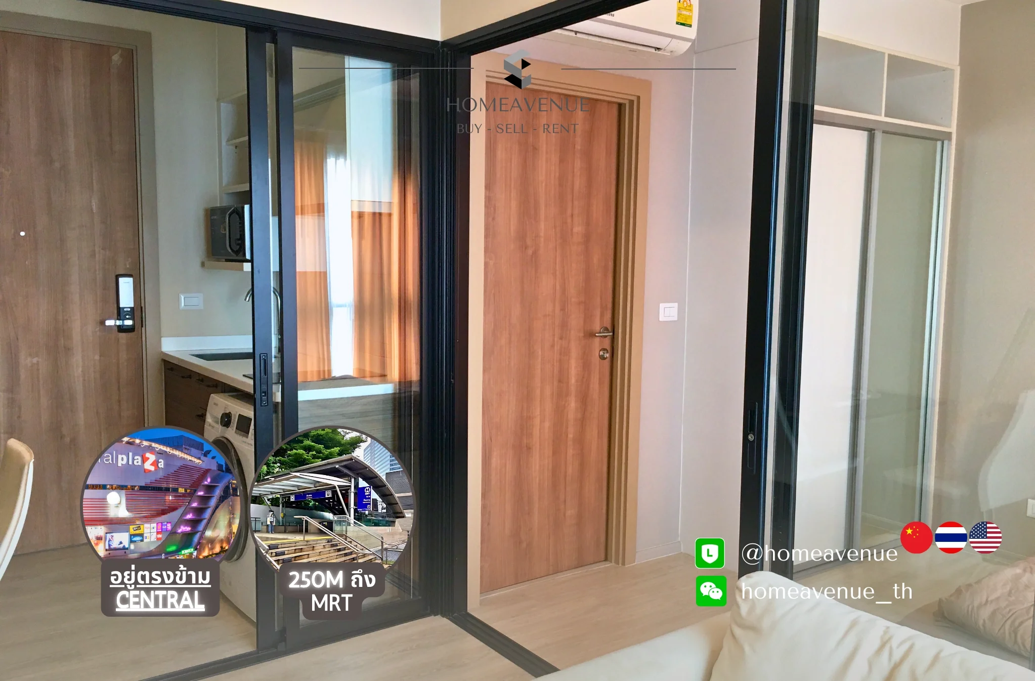 1 Bedroom condo in Condolette Midst Rama 9