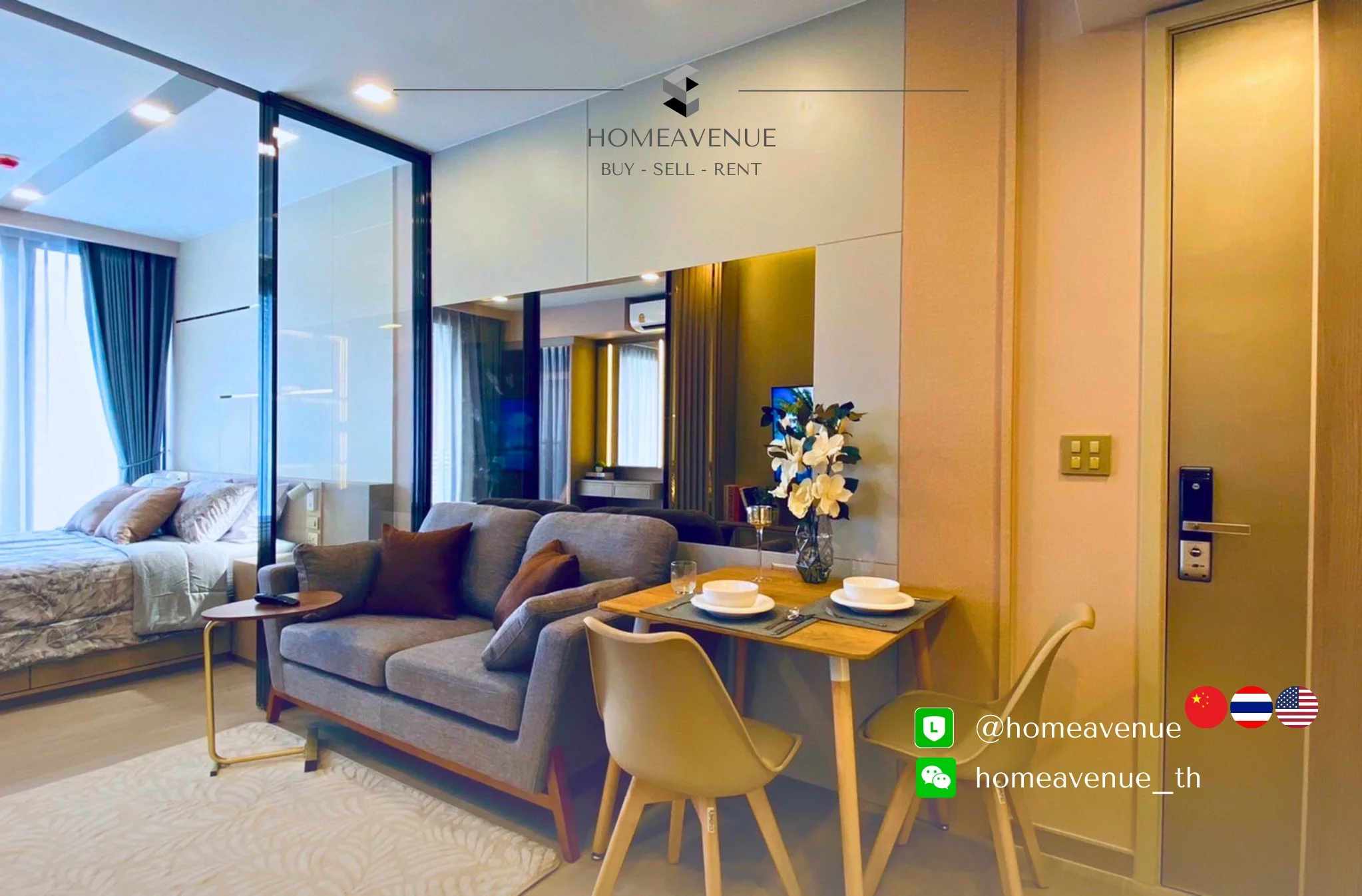 1 Bedroom condo in One9Five Asoke-Rama 9