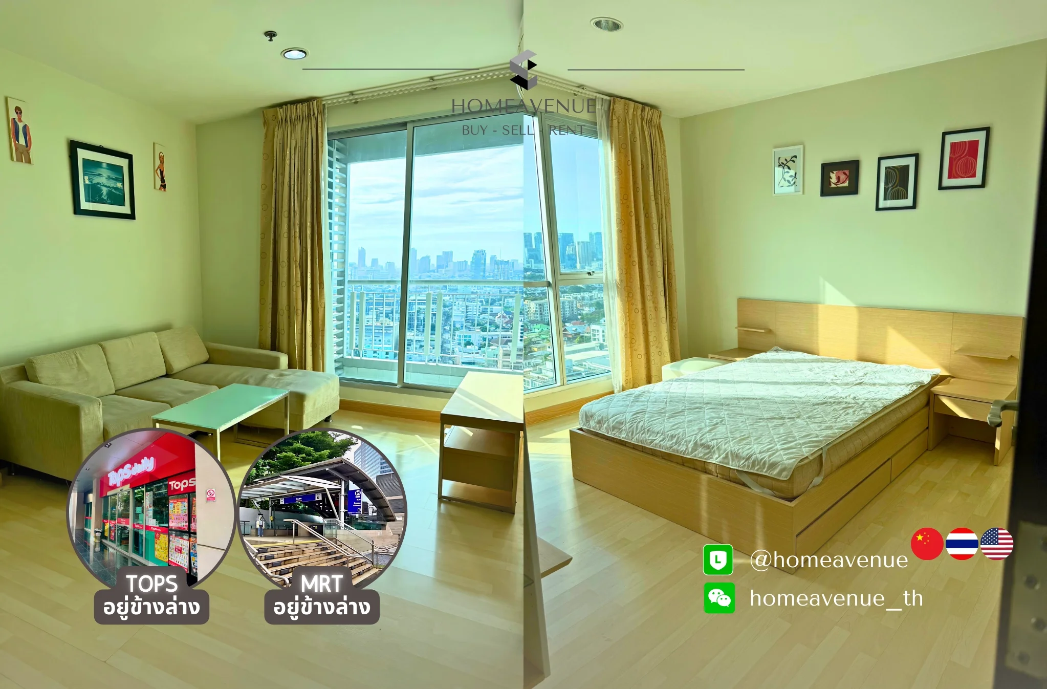 1 Bedroom condo in Rhythm Ratchada