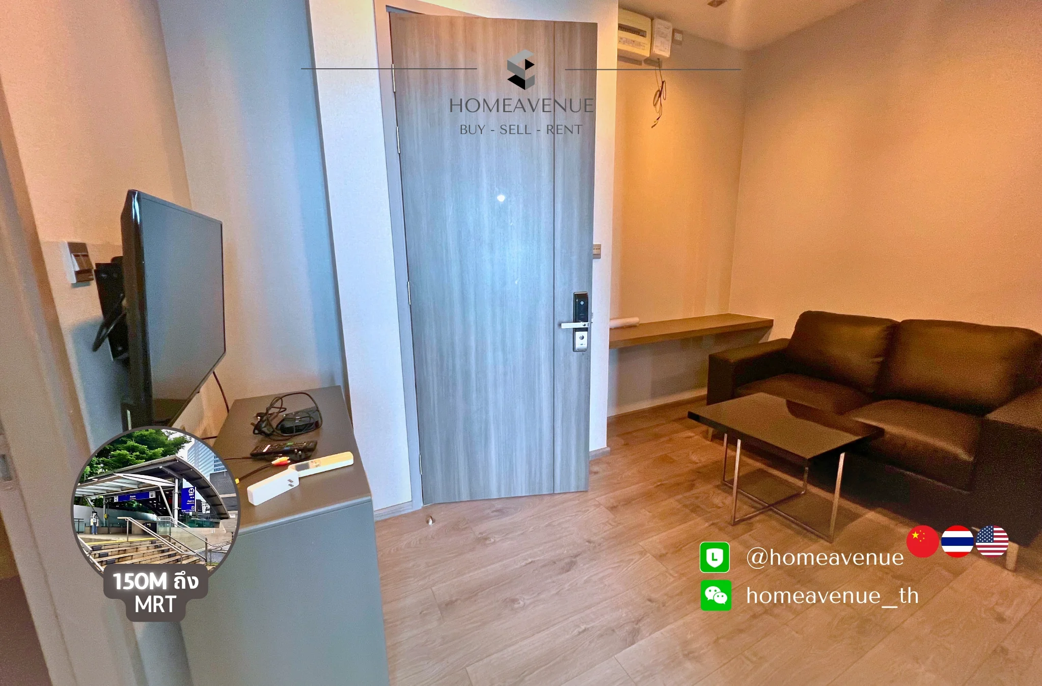 1 Bedroom condo in Whizdom Avenue Ratchada-Ladprao