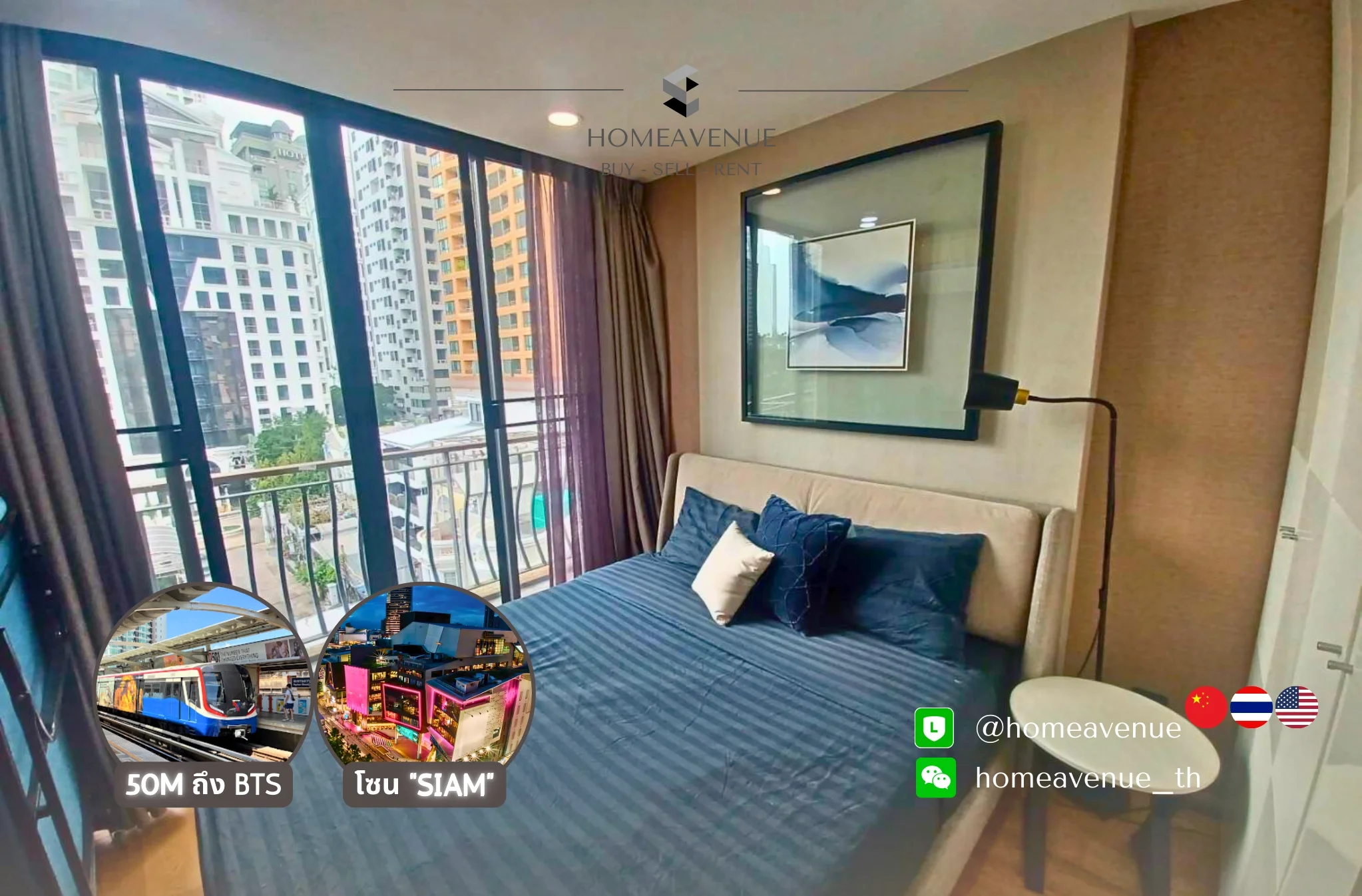 2 Bedroom condo in Klass Langsuan