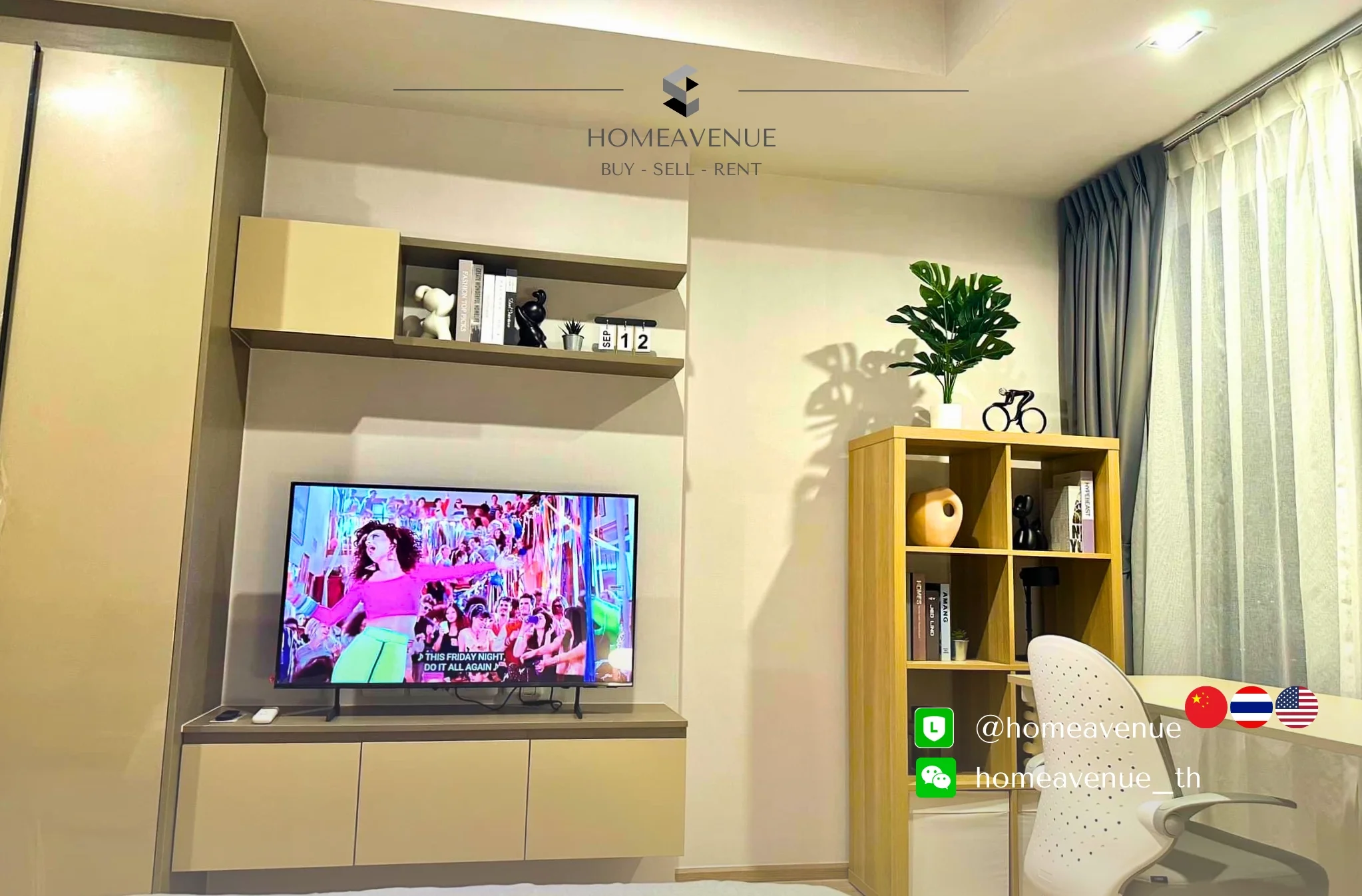 Studio condo in IDEO Rama 9-Asoke