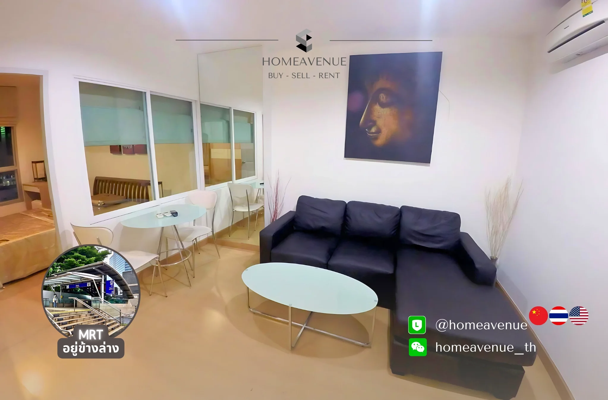 1 Bedroom condo in Life @ Ratchada-Huai Khwang