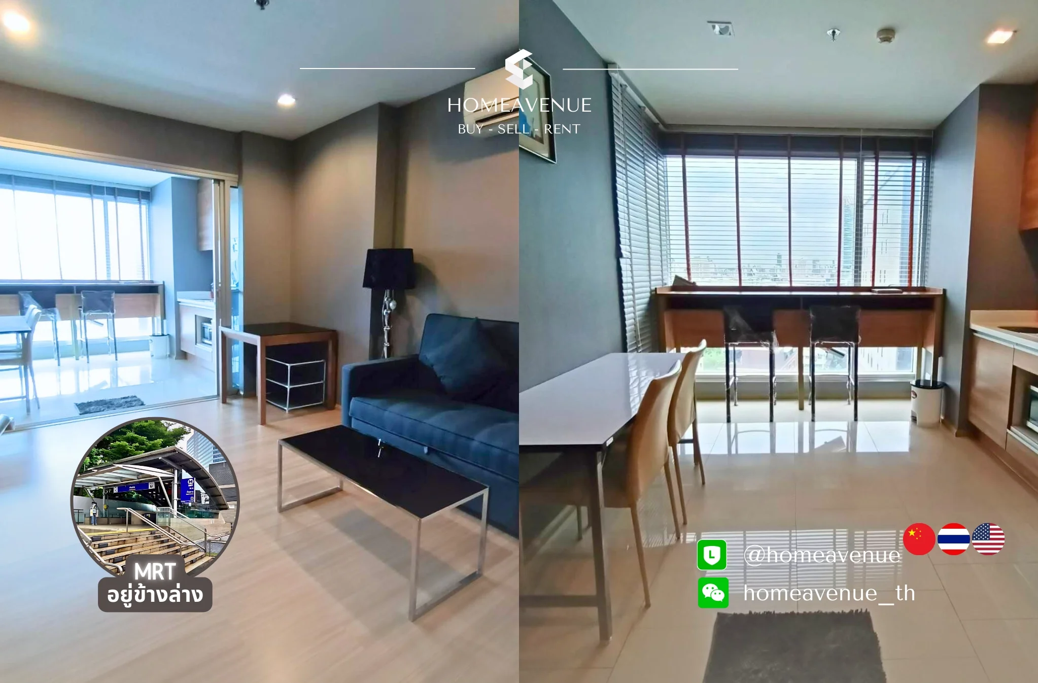 1 Bedroom condo in Rhythm Ratchada-Huaikwang