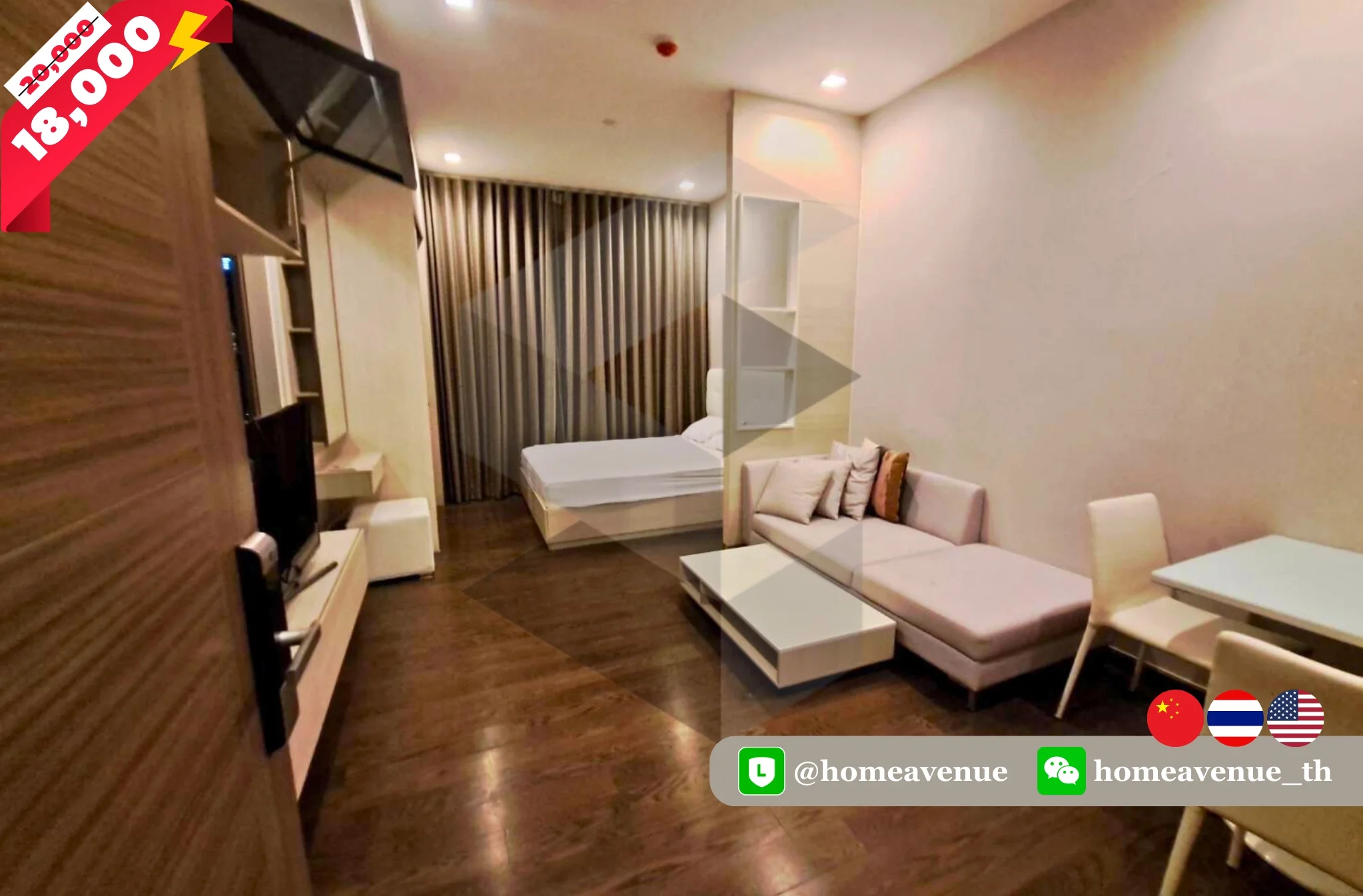 Studio condo in Q Asoke
