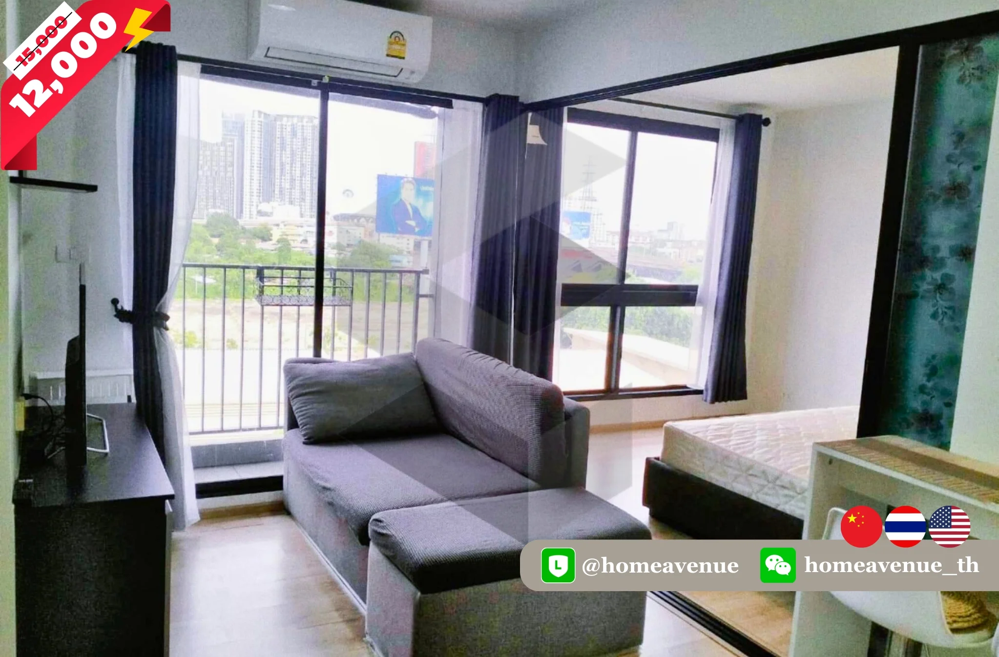 1 Bedroom condo in Rise Rama 9