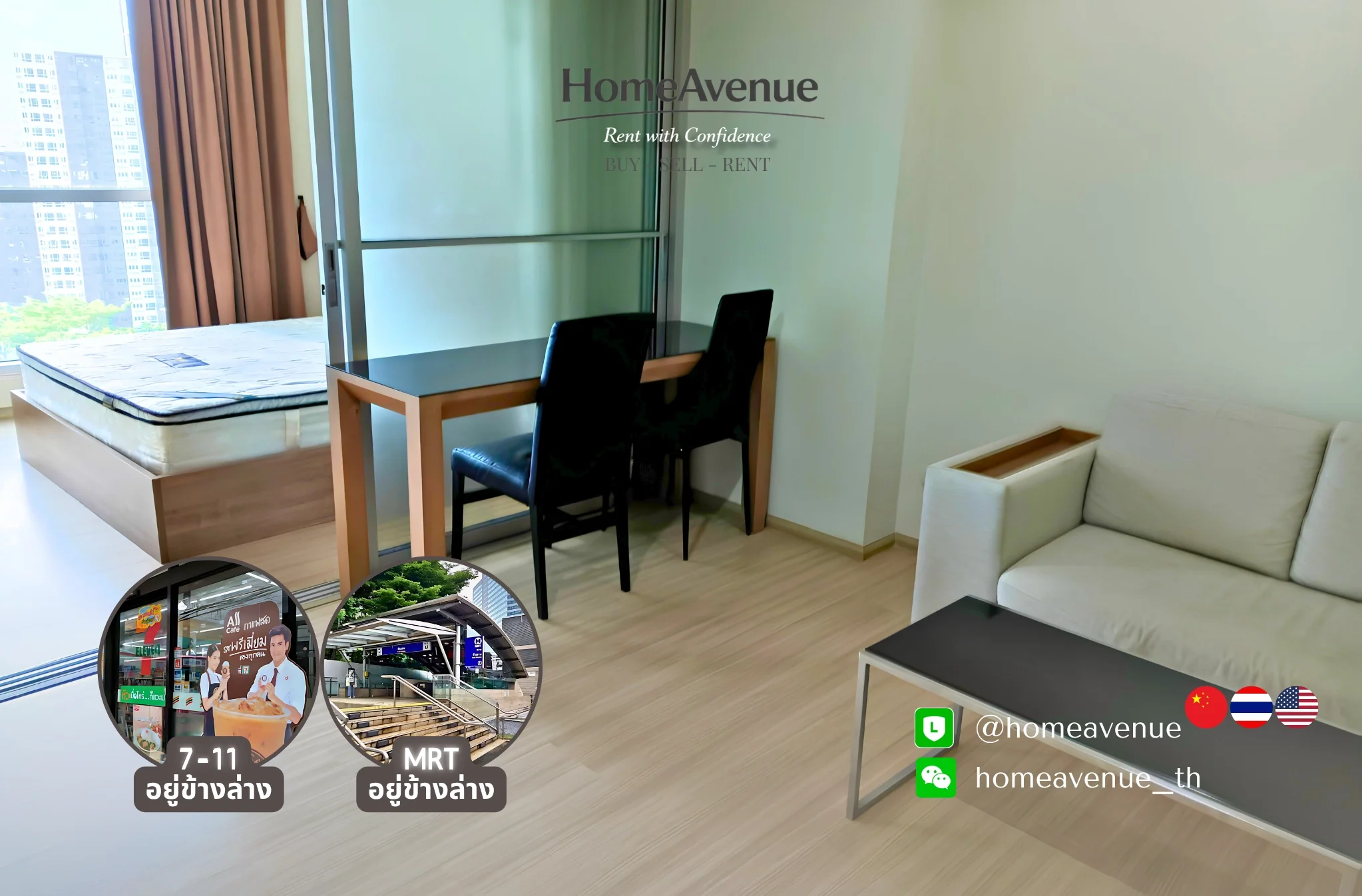 1 Bedroom condo in Rhythm Ratchada-Huaikwang