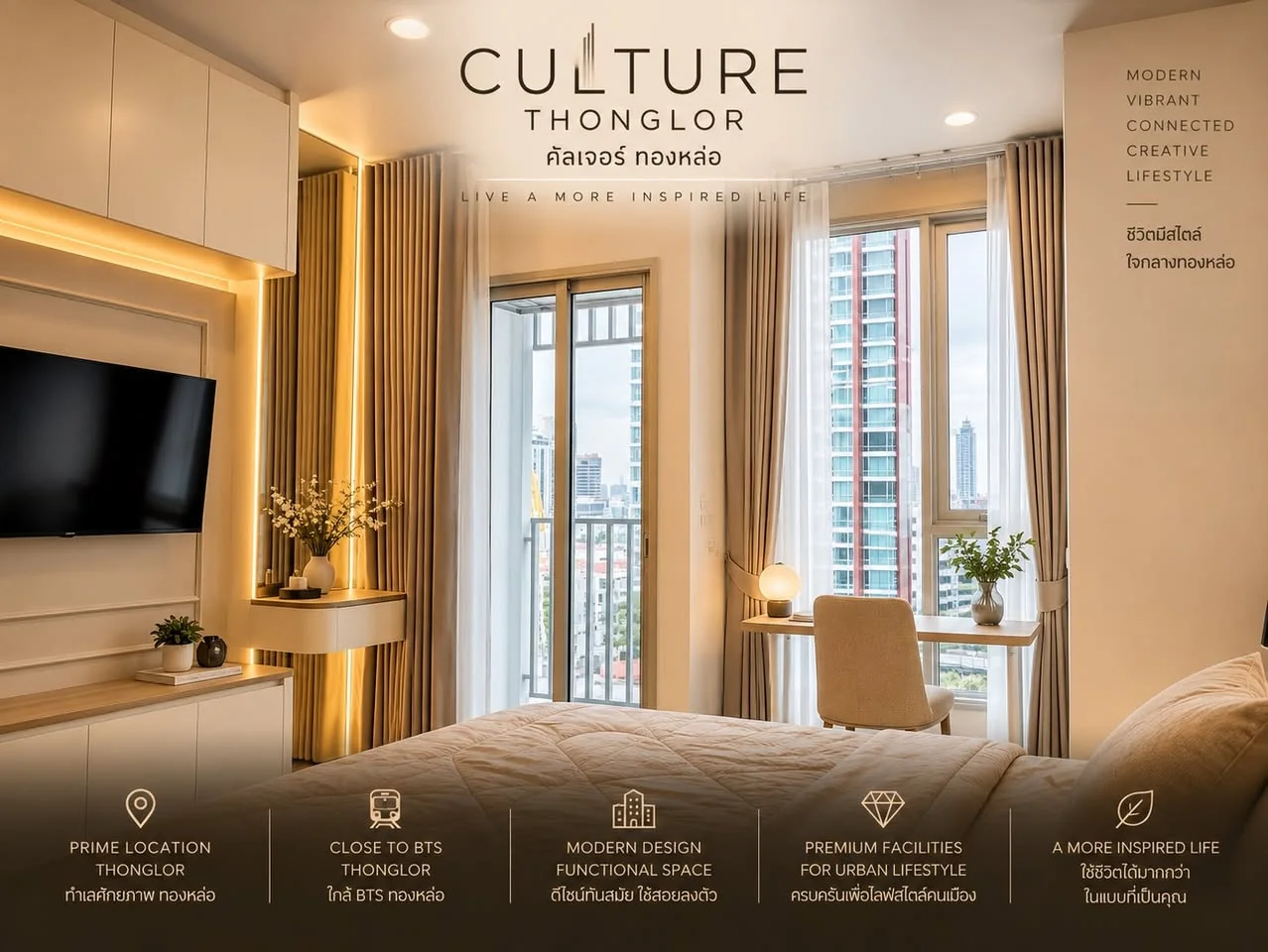 1 Bedroom condo in Culture Thonglor