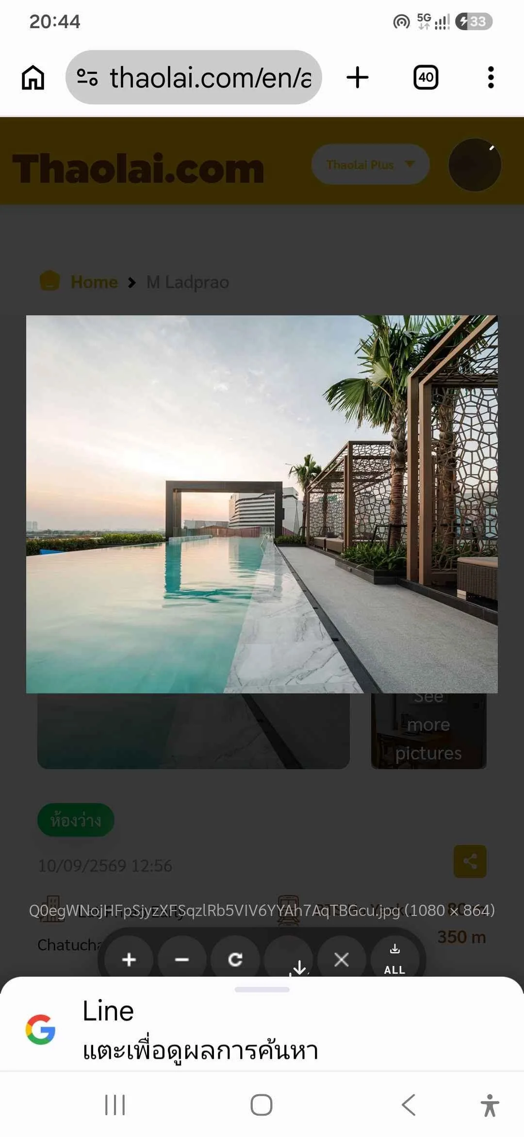 2 Bedroom condo in M Ladprao