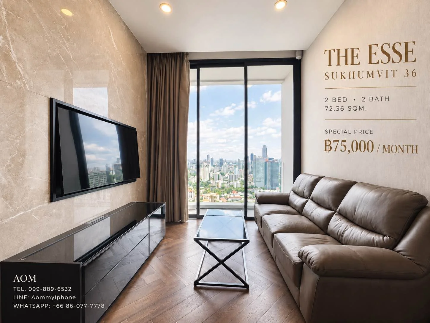 2 Bedroom condo in The Esse Sukhumvit 36