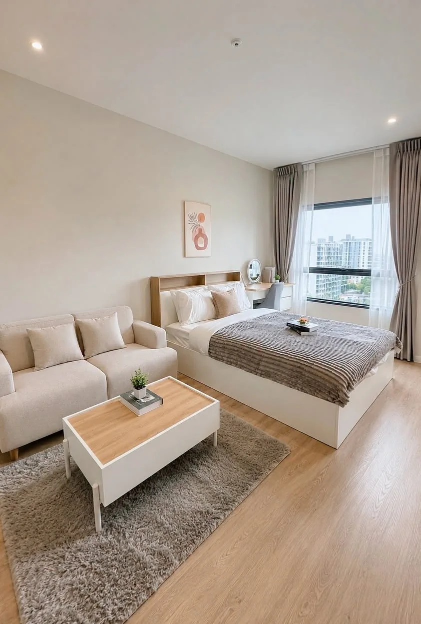 Studio condo in Rich Point @ BTS Wutthakat