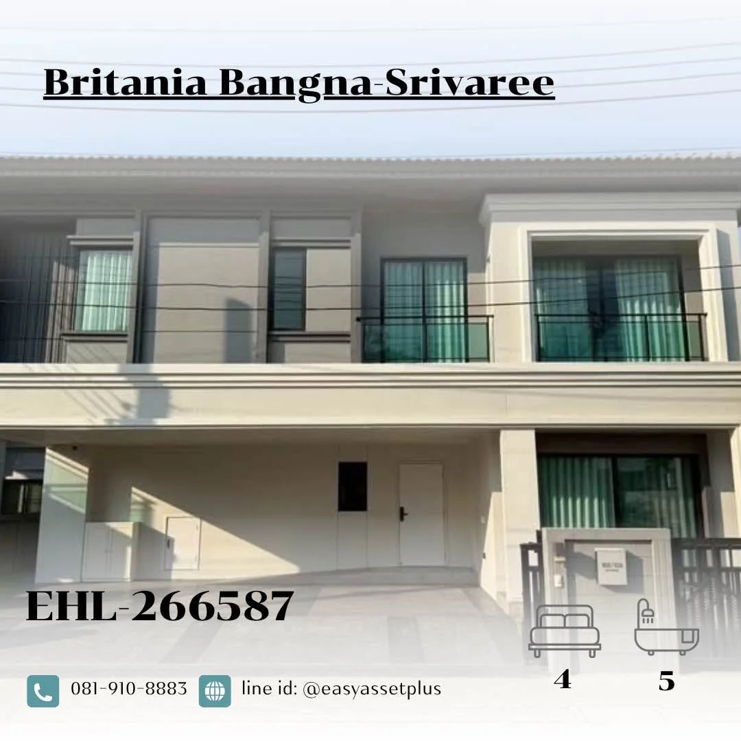 4 Bedroom condo in Britania Bangna-Srivaree