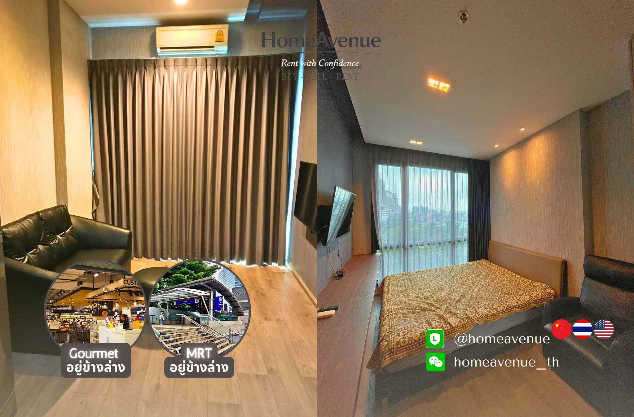 1 Bedroom condo in Whizdom Avenue Ratchada-Ladprao