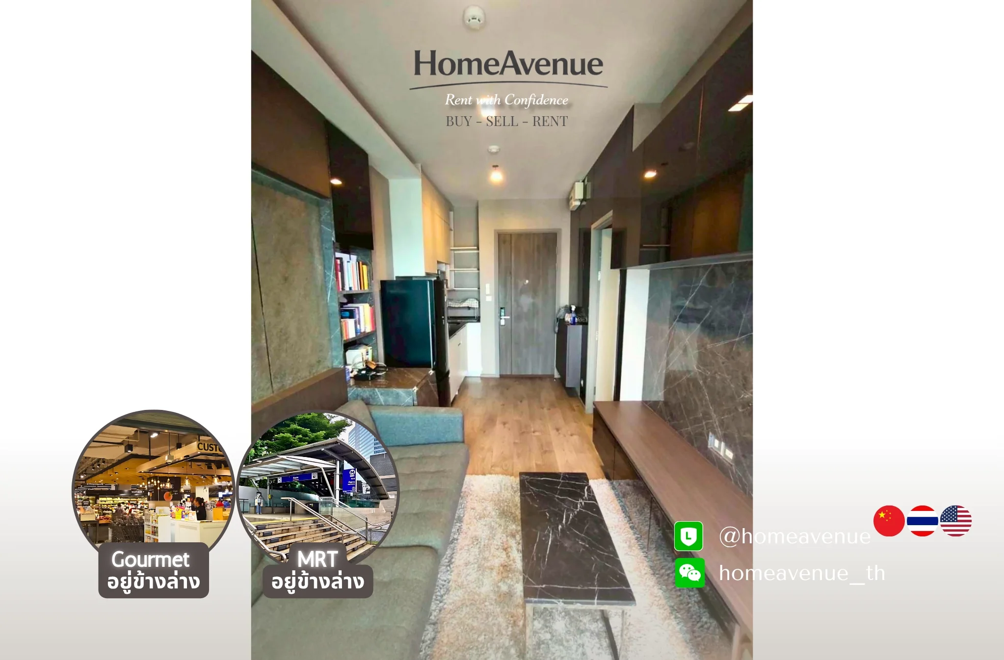 1 Bedroom condo in Whizdom Avenue Ratchada-Ladprao