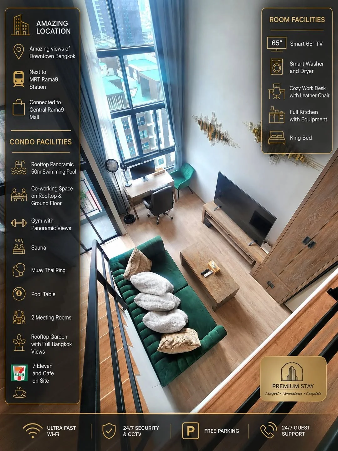 Studio condo in IDEO Rama 9-Asoke