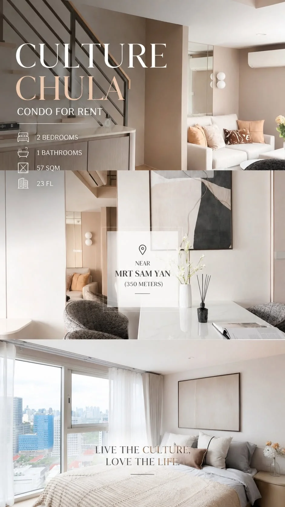 2 Bedroom condo in The Rise Sukhumvit 39