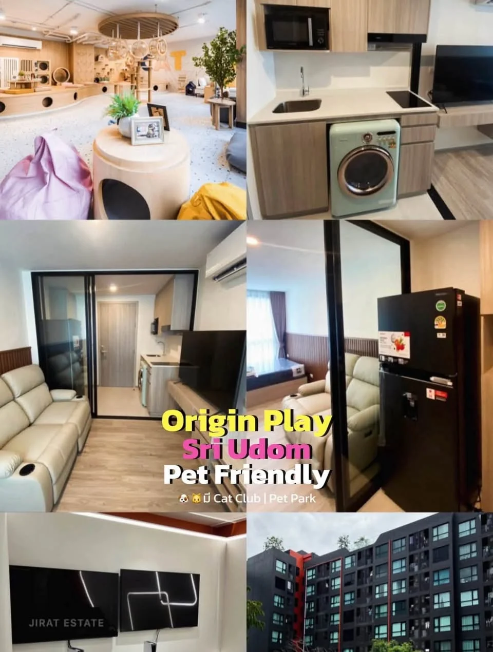 1 Bedroom condo in Origin Play Sri Udom Station