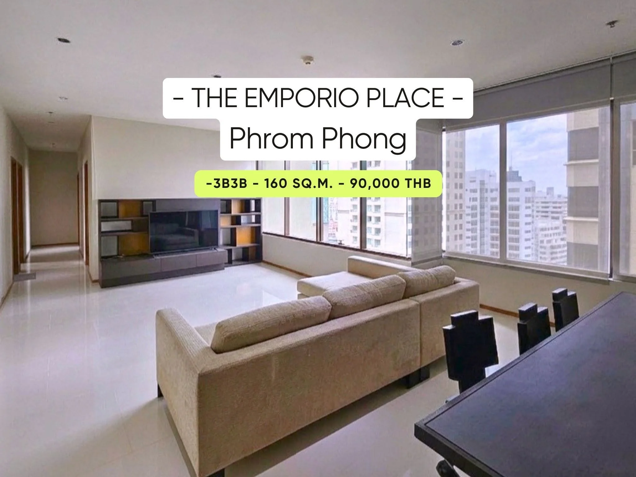 3 Bedroom condo in The Emporio Place