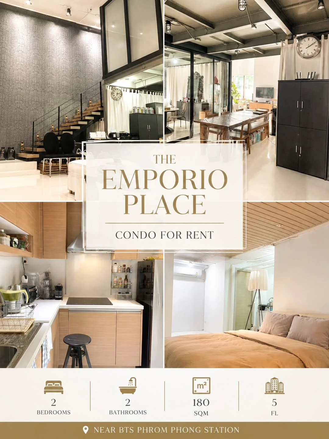2 Bedroom condo in The Emporio Place