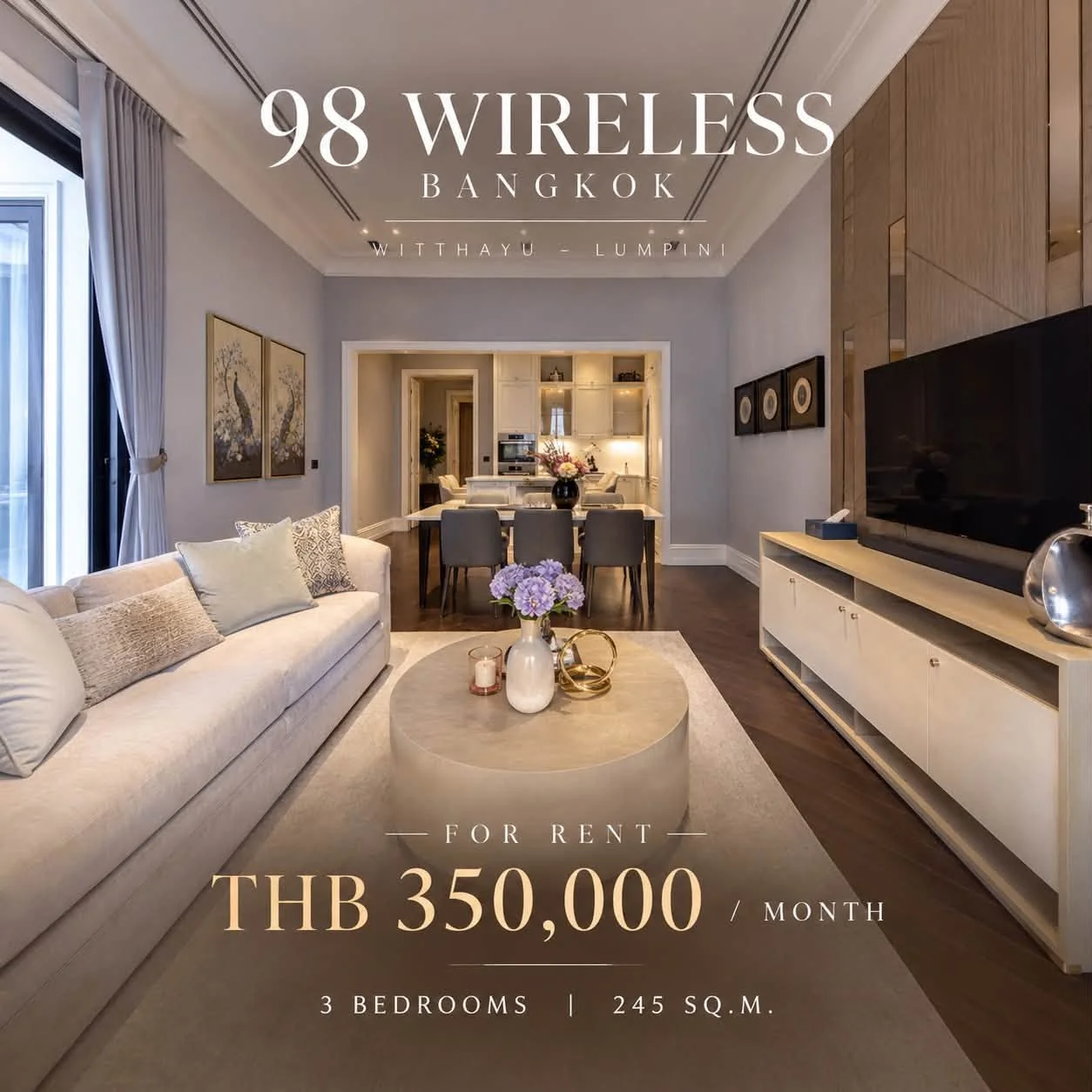 3 Bedroom condo in 98 Wireless