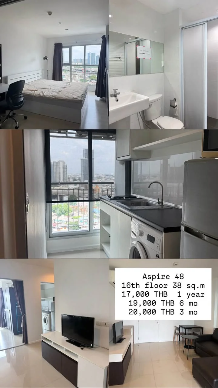 Studio condo in Aspire Sukhumvit 48
