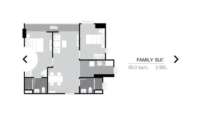 2 Bedroom condo in Supalai Veranda Sukhumvit 117