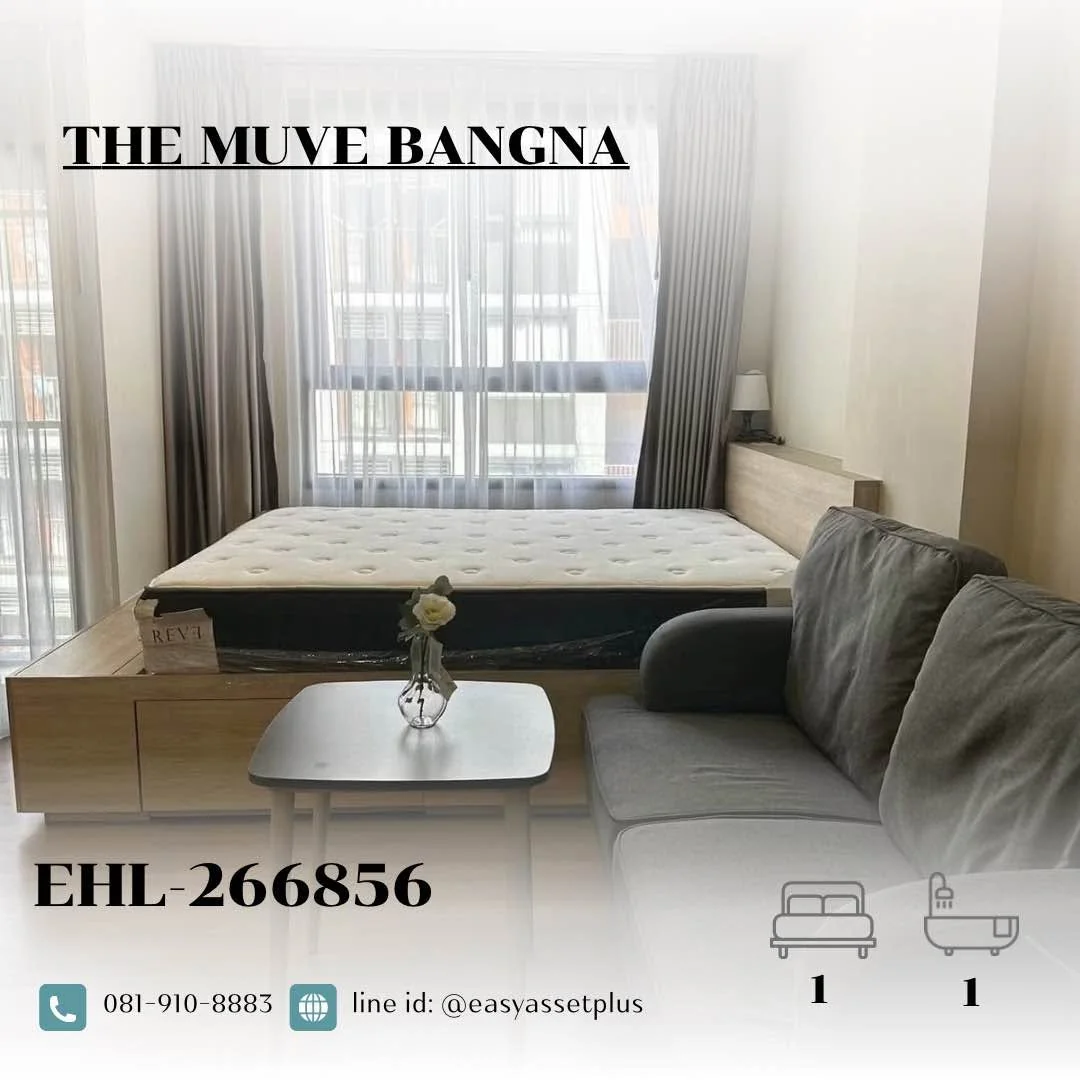 1 Bedroom condo in The Muve Bangna