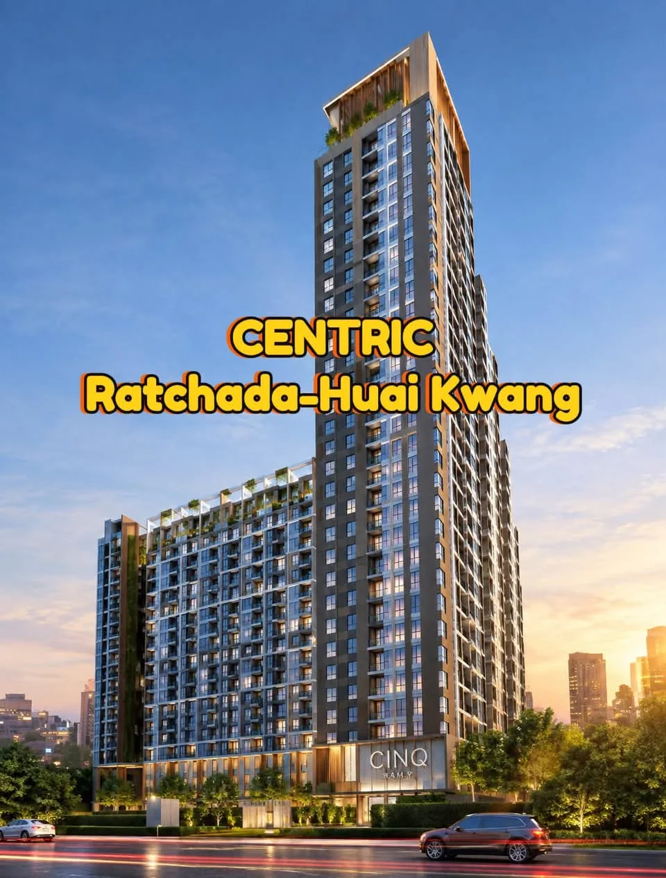 1 Bedroom condo in Centric Ratchada-Huai Khwang