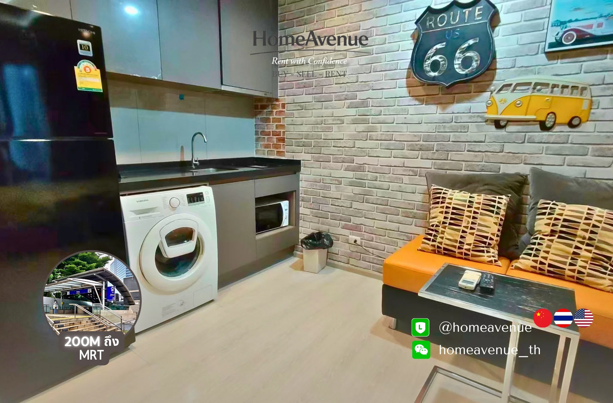 Studio condo in Rhythm Asoke