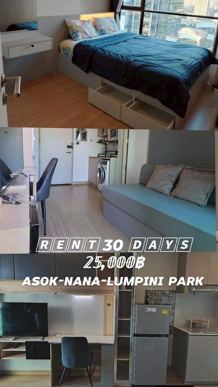 1 Bedroom condo in Lumpini Suite Phetchaburi-Makkasan