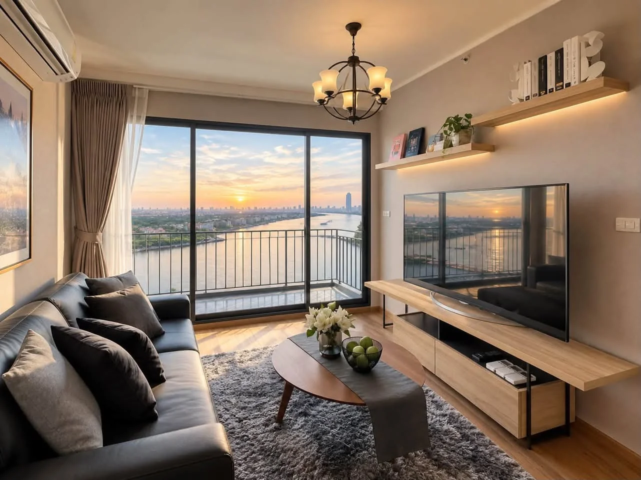2 Bedroom condo in U Delight Residence Riverfront Rama 3