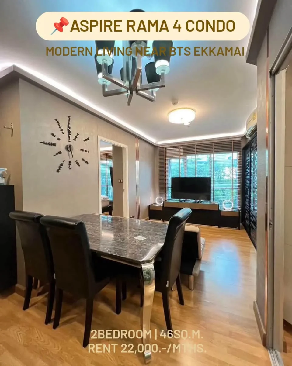 2 Bedroom condo in Aspire Rama 4