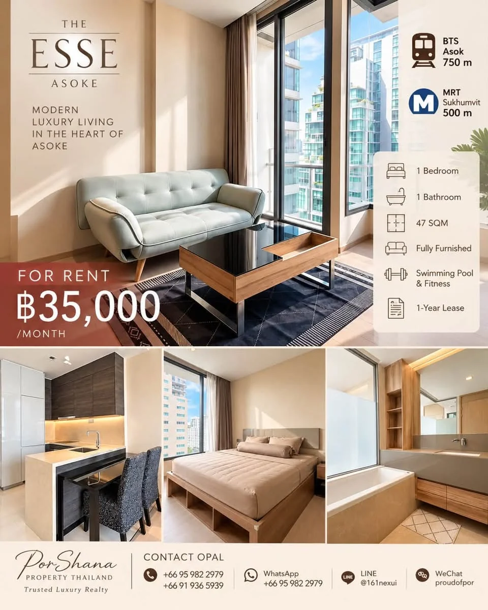 1 Bedroom condo in The Esse Asoke