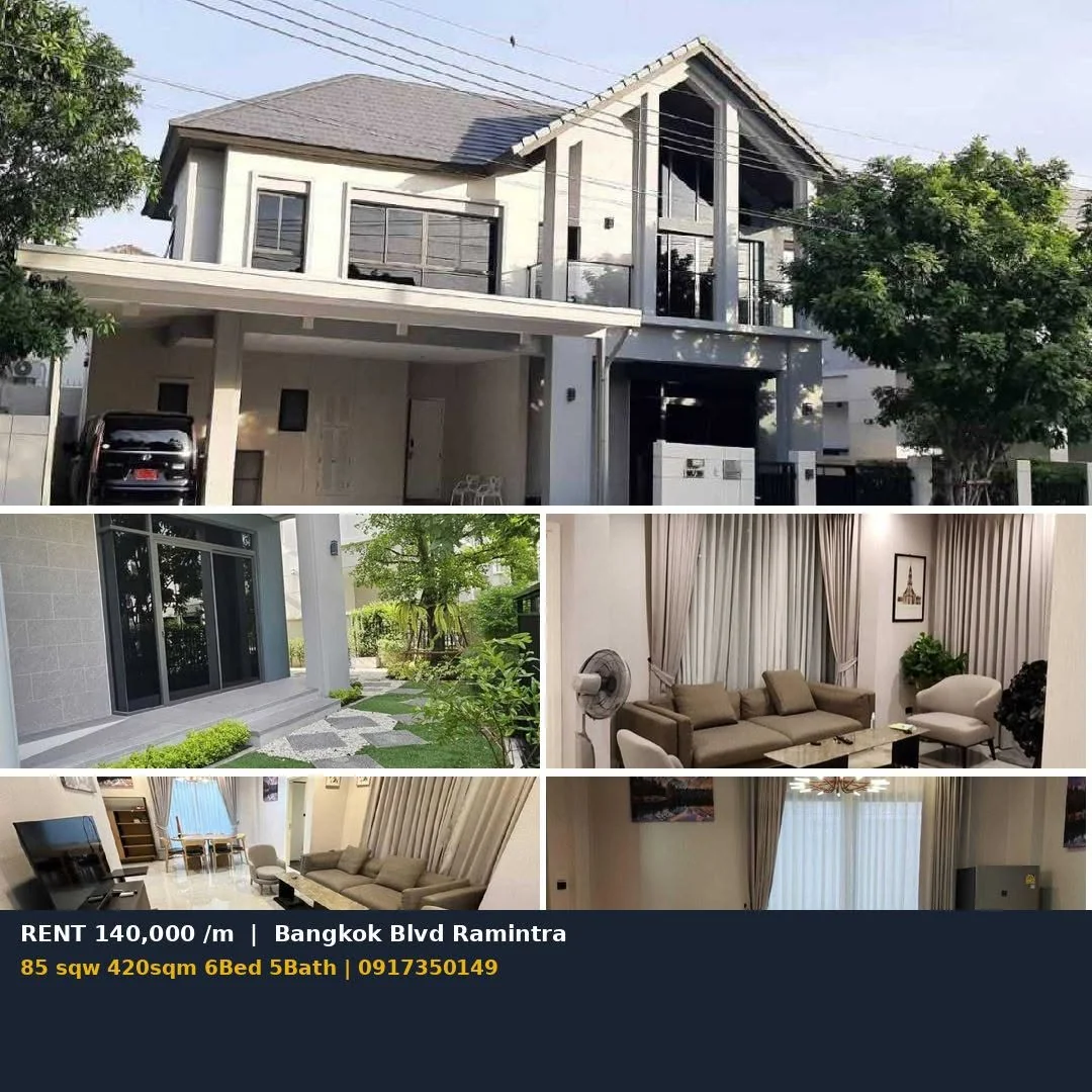 4 Bedroom condo in Bangkok Boulevard Ramintra-Watcharapol
