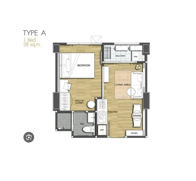 1 Bedroom condo in Aspire Rama 4