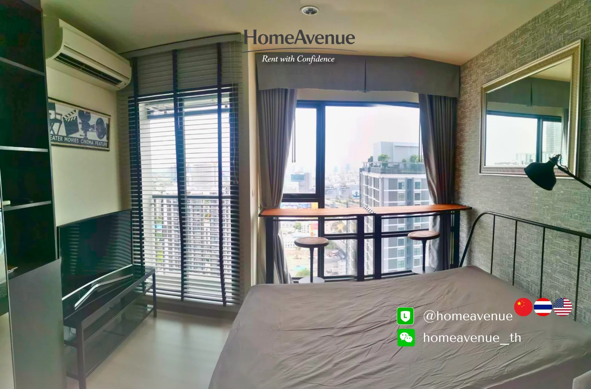 Studio condo in Rhythm Asoke