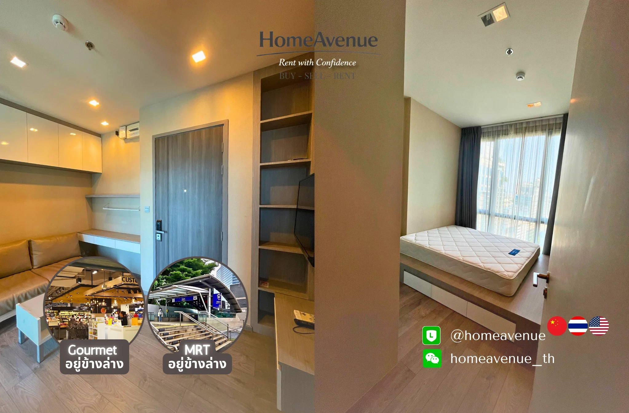 1 Bedroom condo in Whizdom Avenue Ratchada-Ladprao