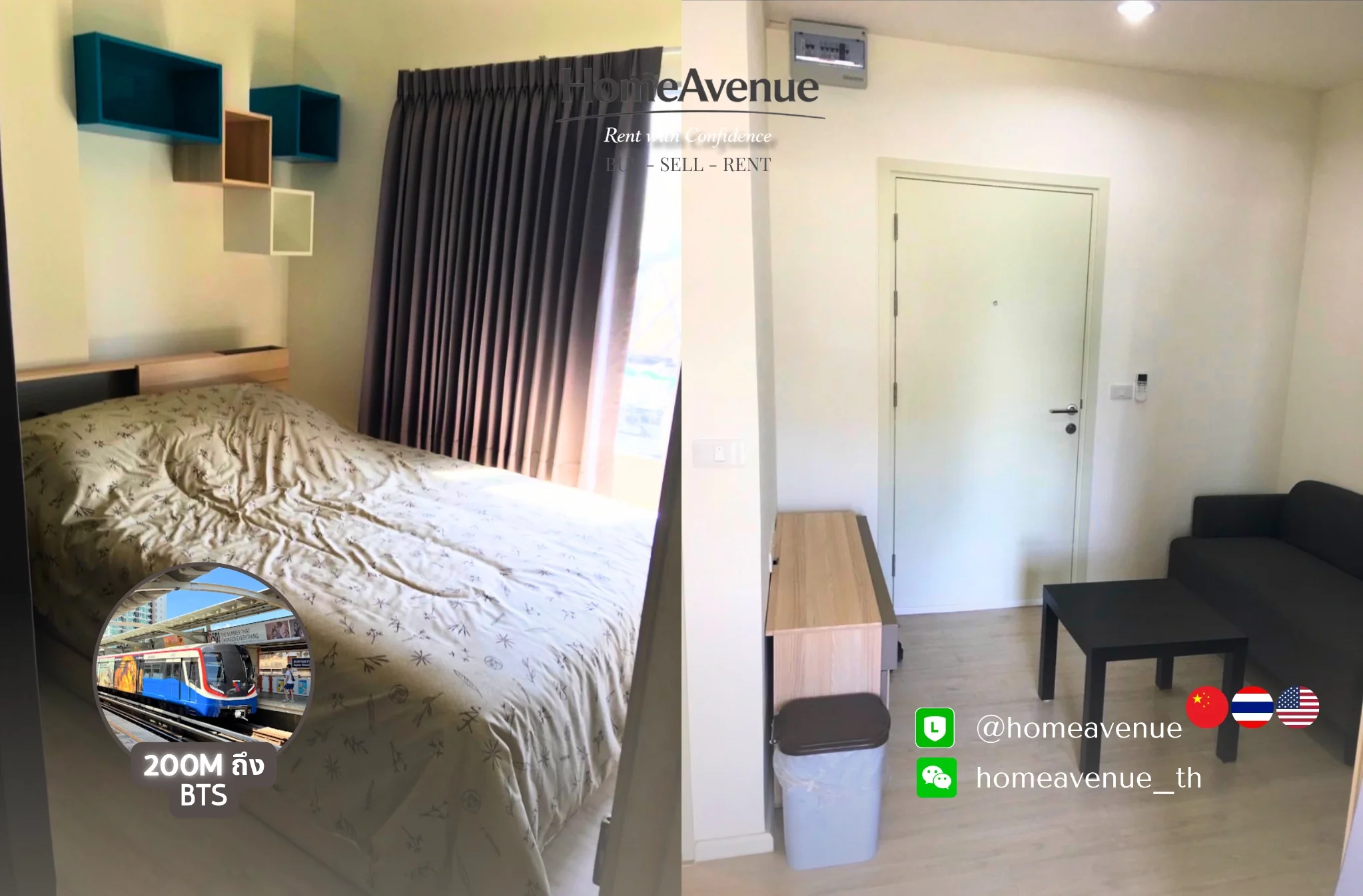 1 Bedroom condo in Aspire Sathorn-Thapra