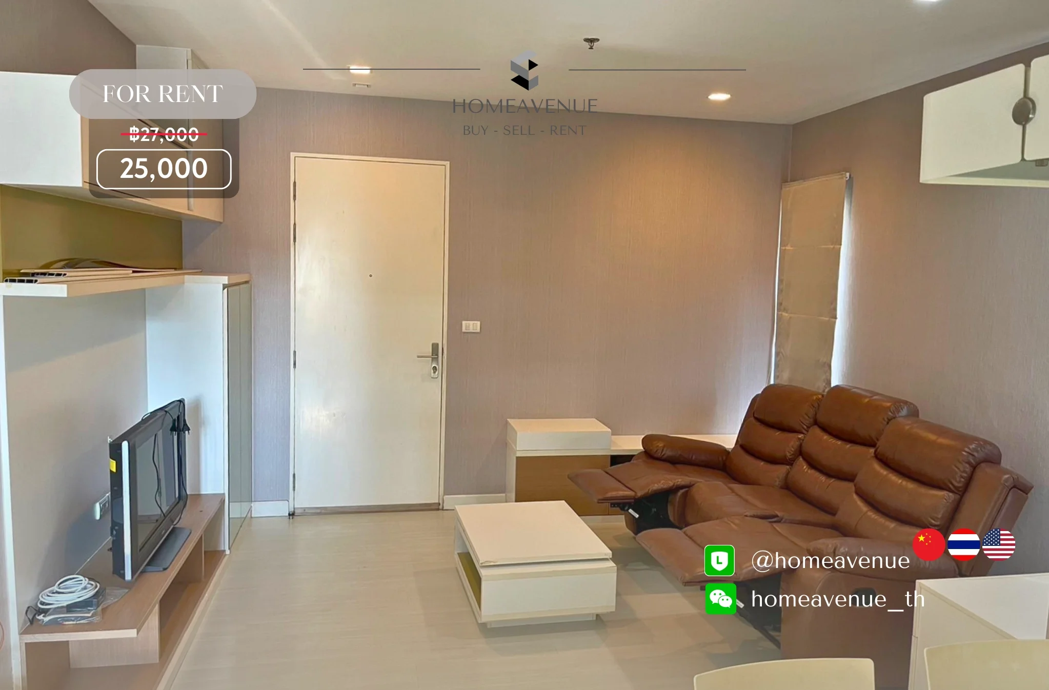 2 Bedroom condo in The Room Ratchada-Ladprao
