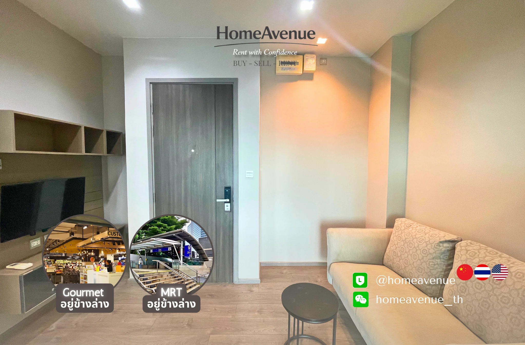 1 Bedroom condo in Whizdom Avenue Ratchada-Ladprao