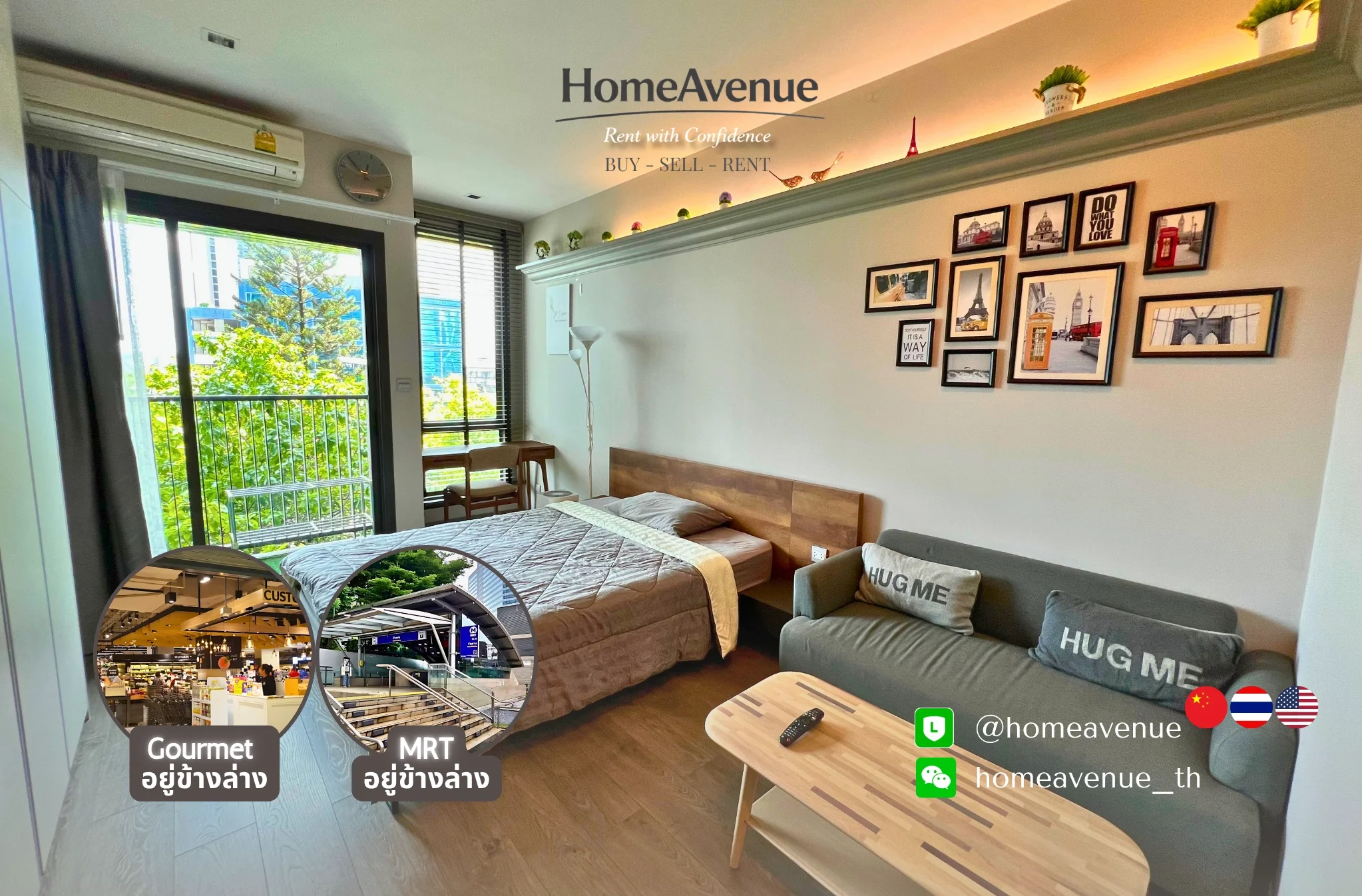 Studio condo in Whizdom Avenue Ratchada-Ladprao