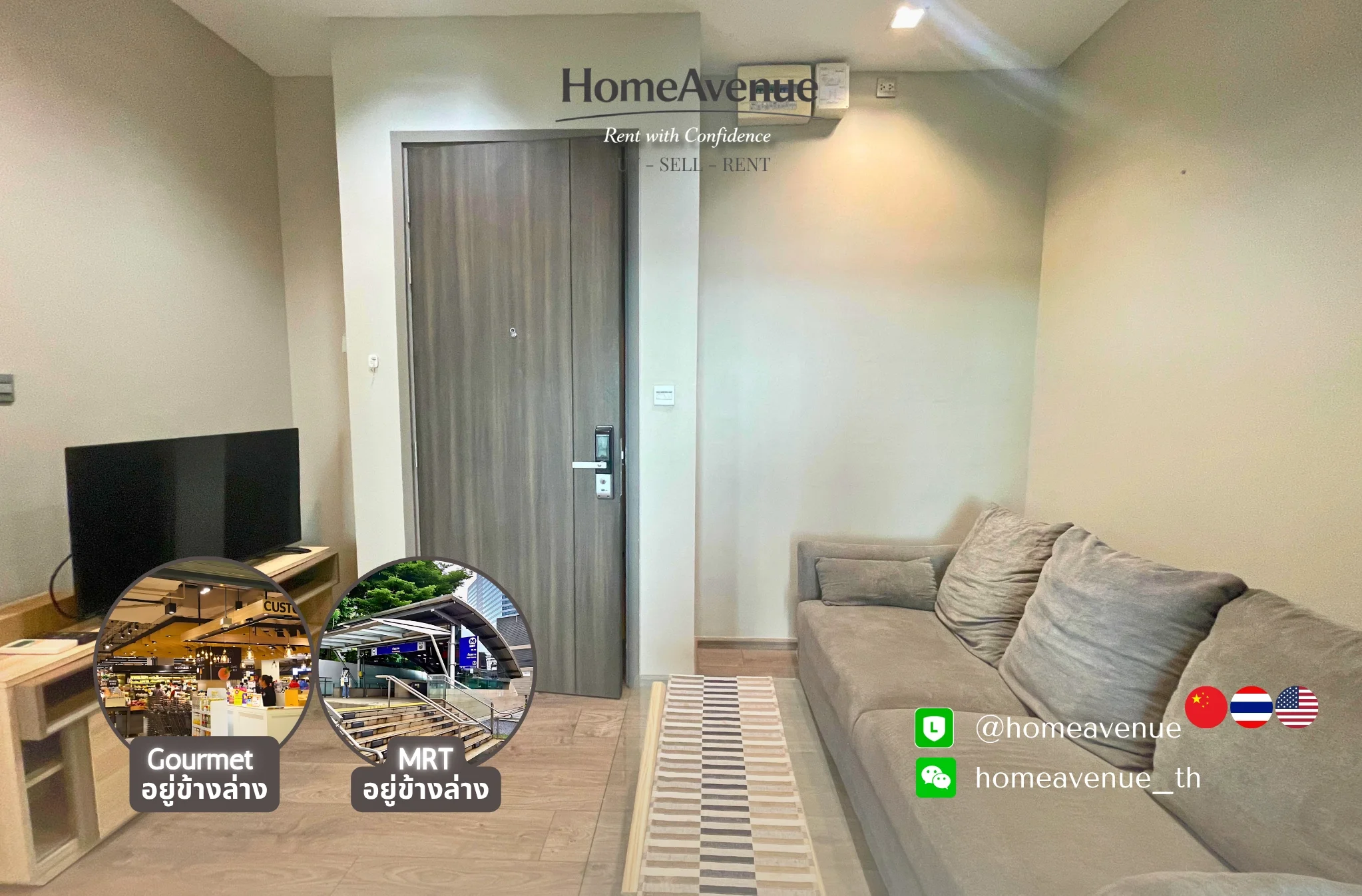 1 Bedroom condo in Whizdom Avenue Ratchada-Ladprao