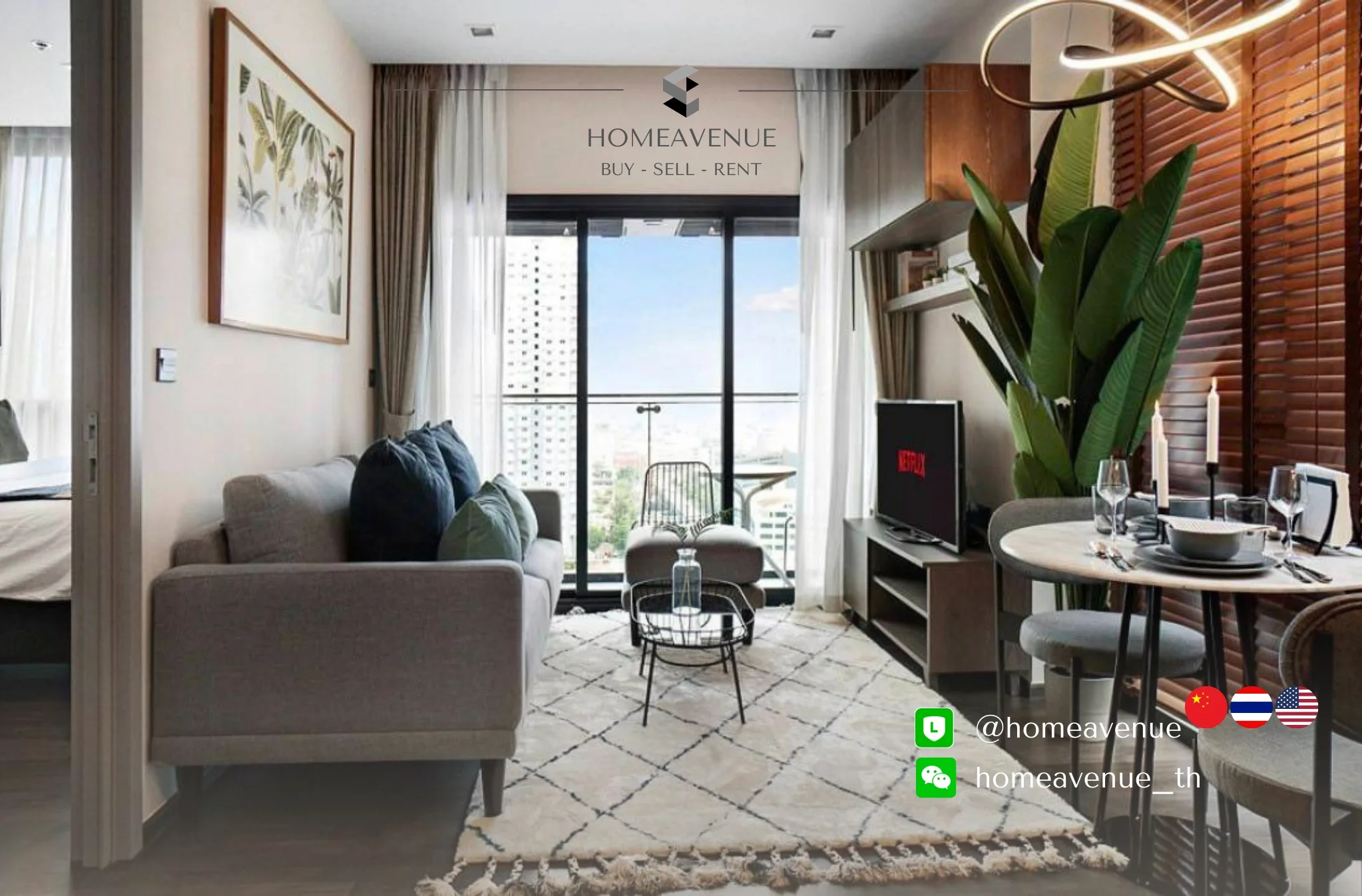 1 Bedroom condo in The Line Asoke-Ratchada