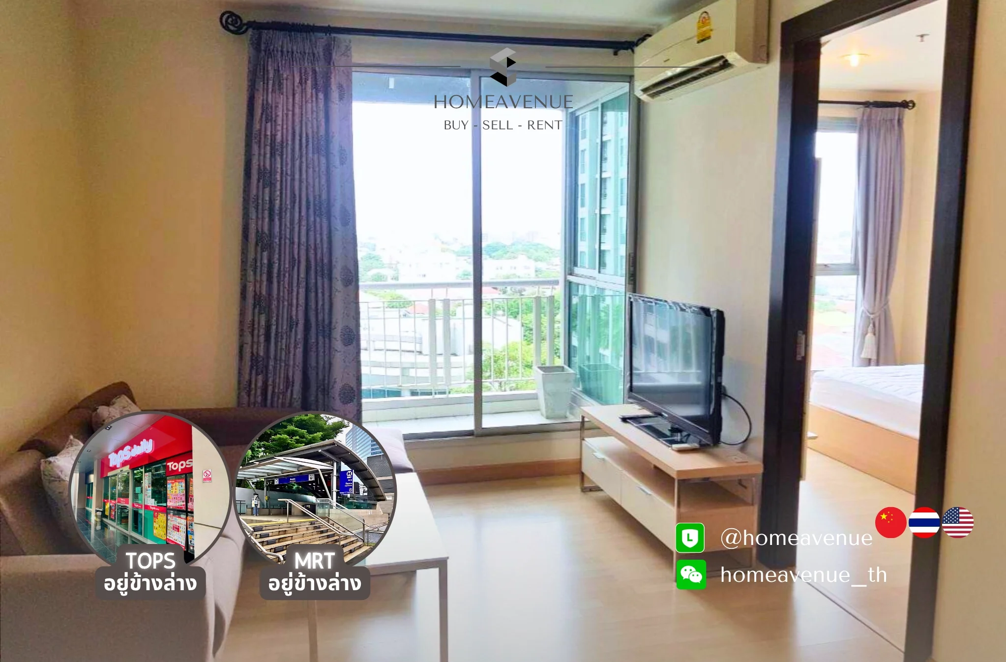 1 Bedroom condo in Rhythm Ratchada