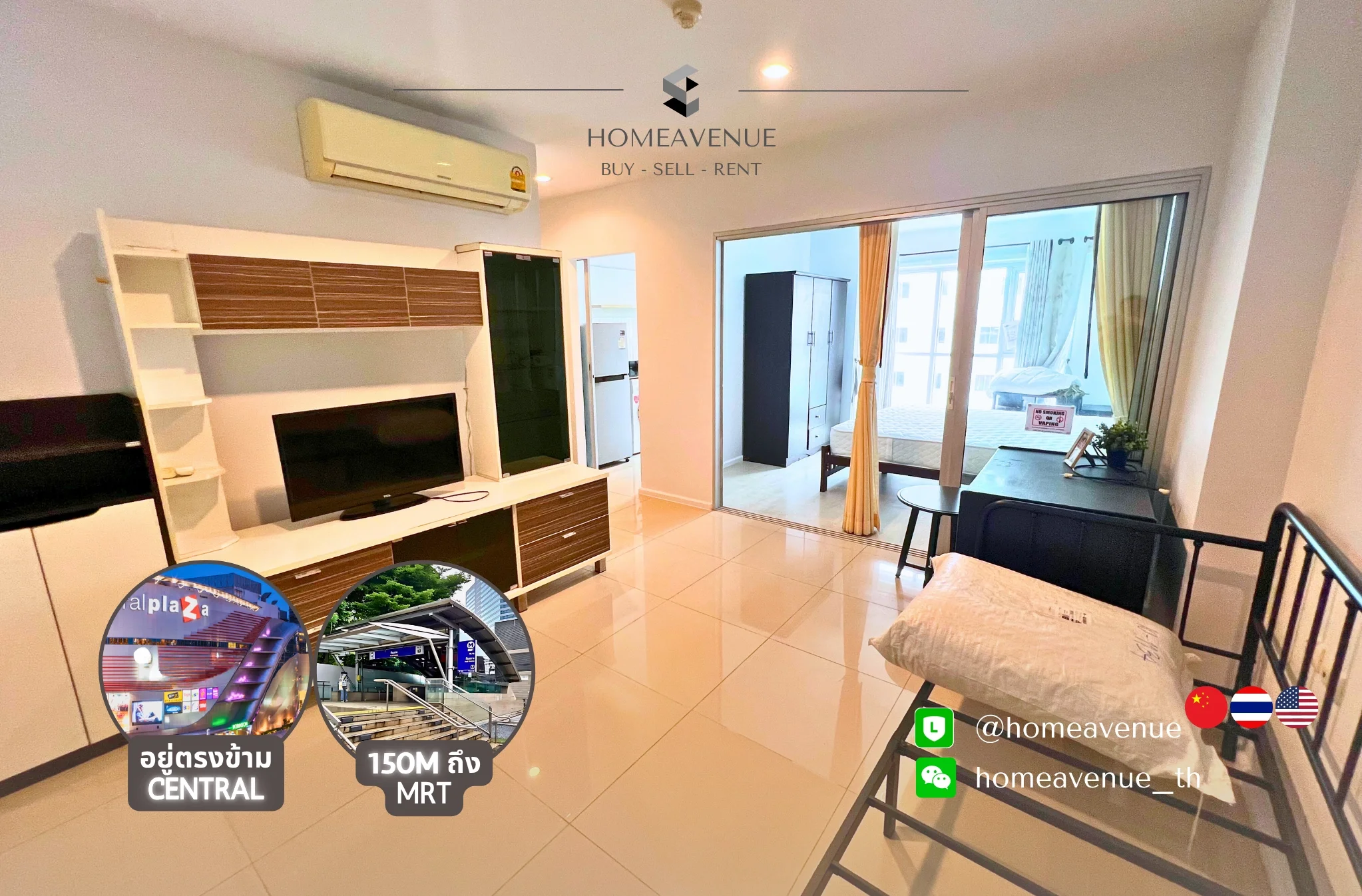 1 Bedroom condo in Aspire Rama 9