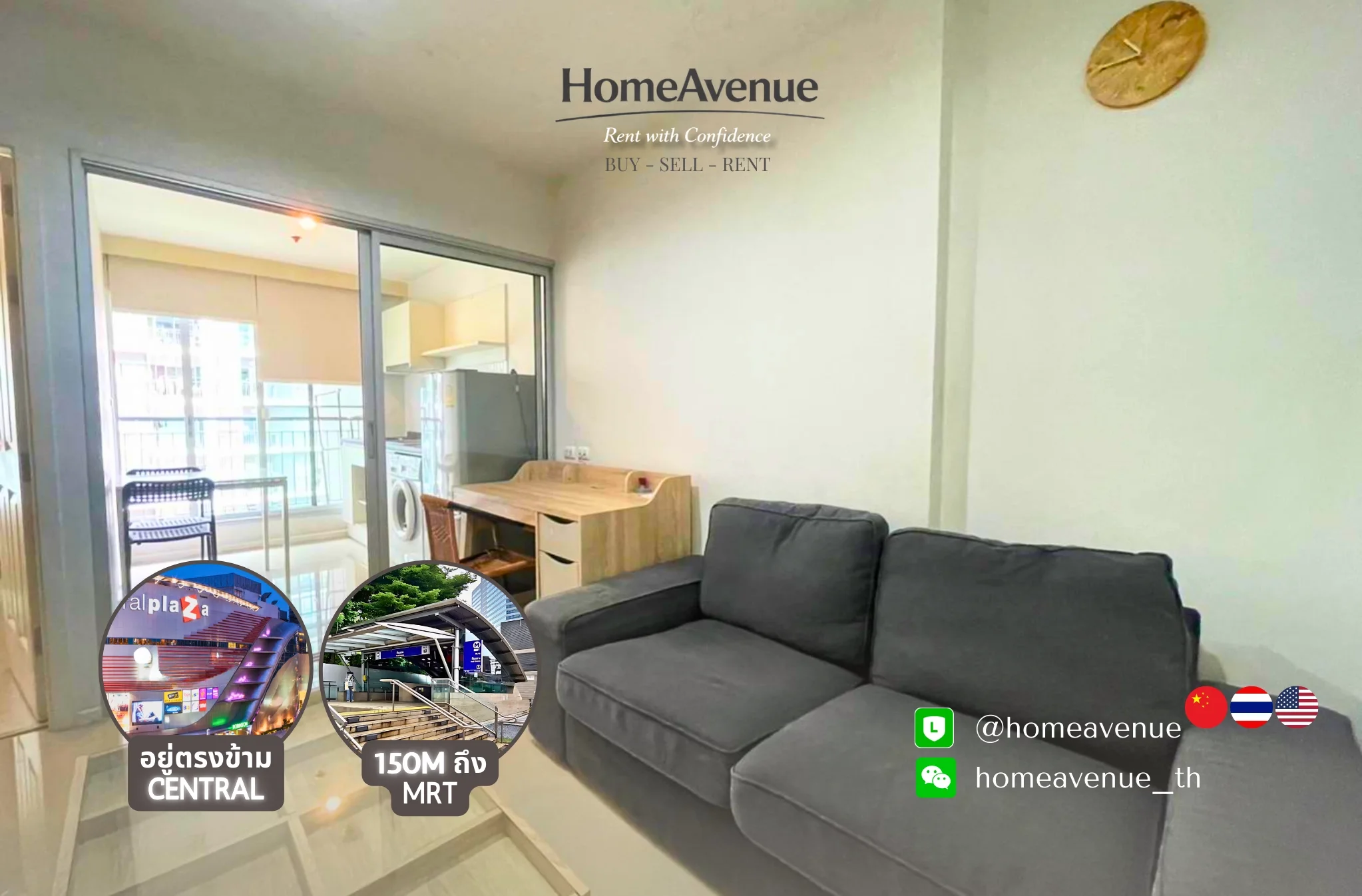 1 Bedroom condo in Aspire Rama 9