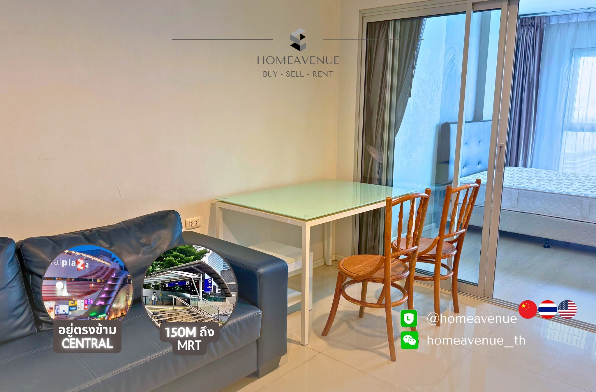 1 Bedroom condo in Aspire Rama 9